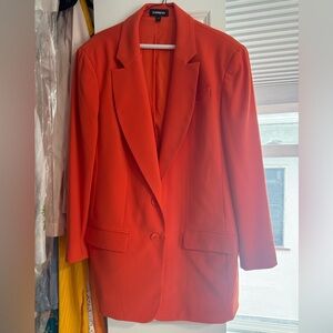 Express Orange Blazer